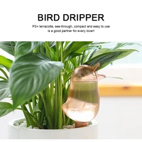 automatic self watering bird water feeder plastic ball plant flowers indoor outdoor cans irrigation drip plant watering system