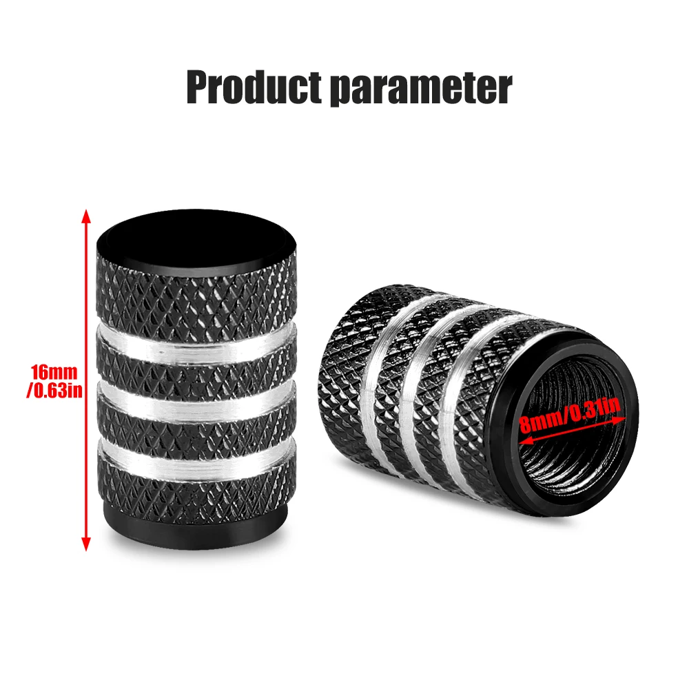 4 шт./комплект универсальные алюминиевые колпачки для автомобильных шин