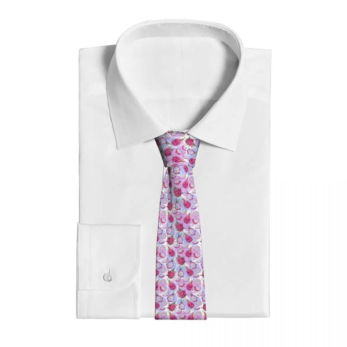 

Dragon Fruits Pitaya Tie For Men Women Necktie Tie Clothing Accessories