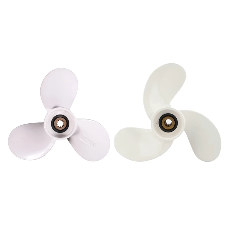 

2 Pcs Outboard Propeller For Yamaha-3X7-1/2X7 & 7 1 / 4X6-BS