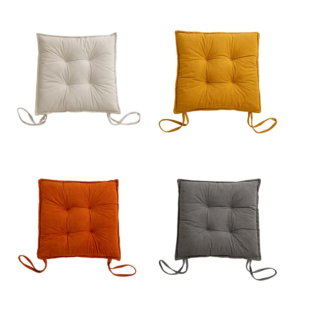 

Подушка на стул, декоративная квадратная веревочная подставка для кресла с ремнями, для дома, гостиной, путешествий, общежития, классной комнаты