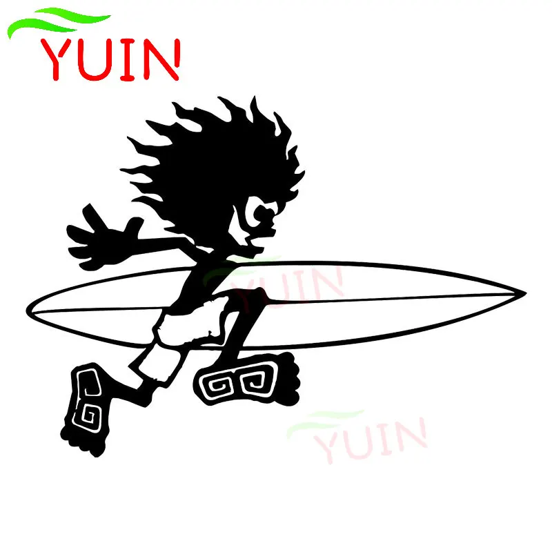 

BMX Scooter Surf Decal Fashion Window Decoration Personality PVC Waterproof Sunscreen Car Sticker Black/White/Red/Laser/Silver