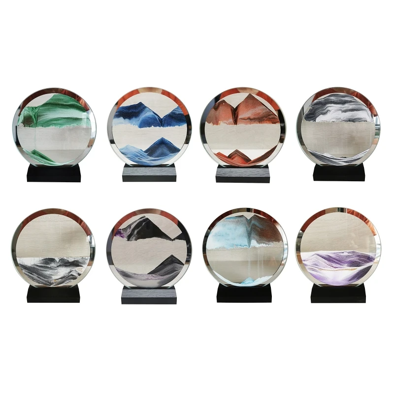 

Динамические 3D песочные часы с движущимися движениями