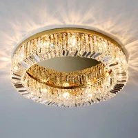 simple crystal ceiling lights for the living room lighting hotel lighting nordic luxury island led decorative lights