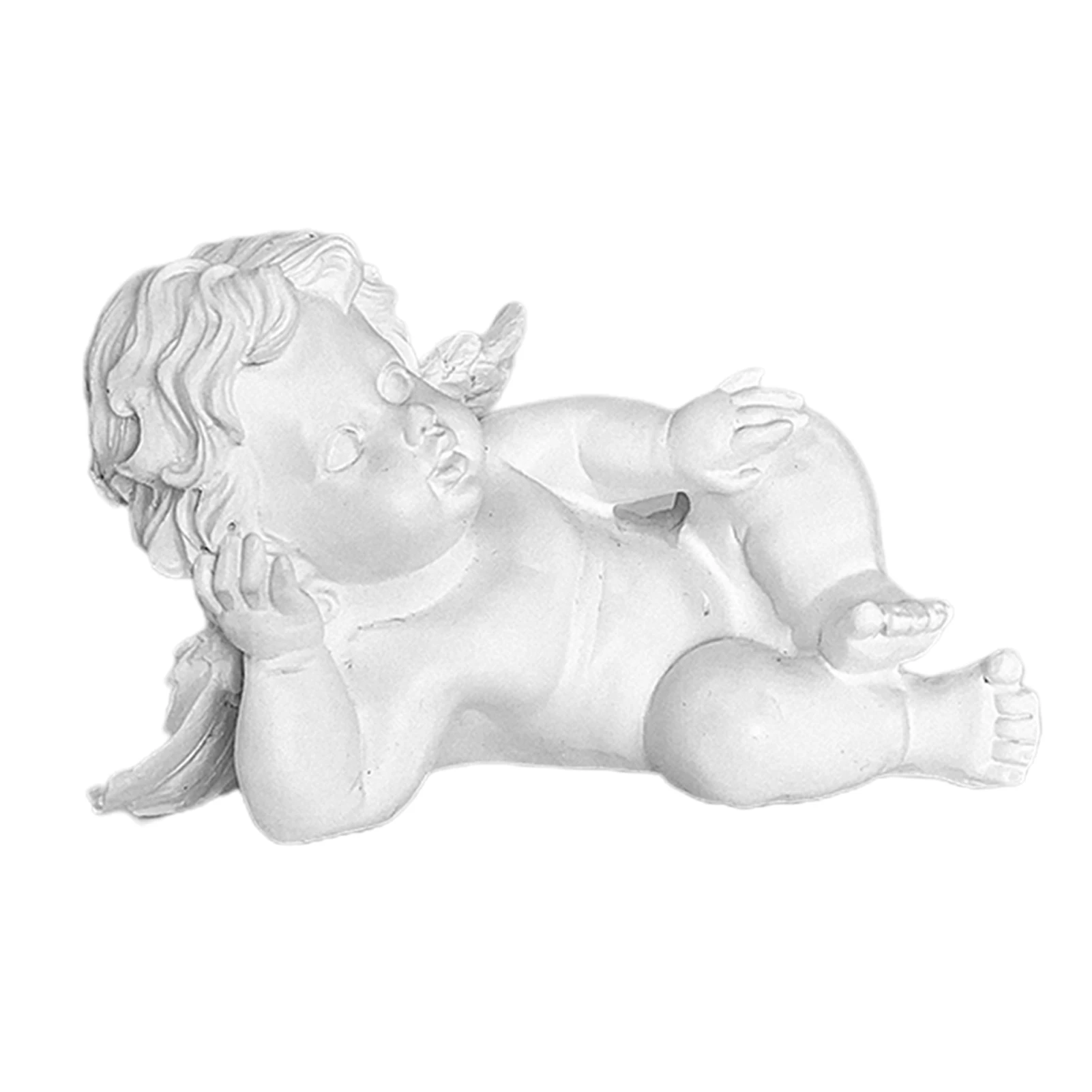 

Resin Angel Statue Resin Angel Statue White Adorable Cherubs Statues Little Angel Memorial Collection Figurine Guardian Glowing