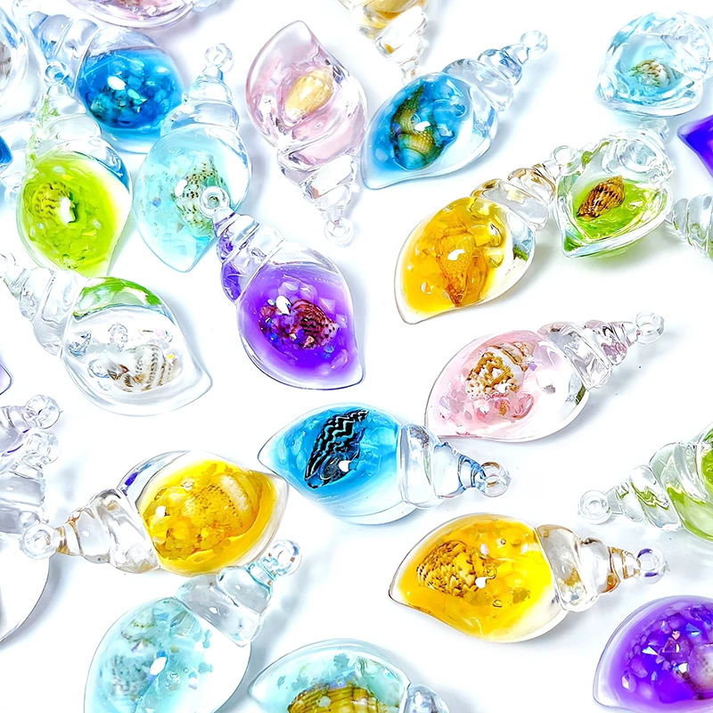 1 шт. мультяшные светящиеся раковины микропейзаж миниатюрные статуя в горшке