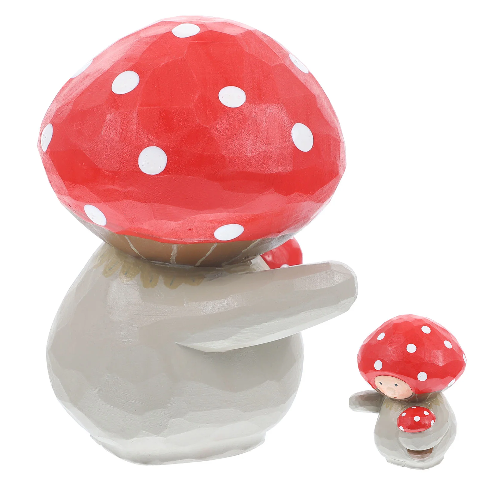 

Mushroom Mini Ornament Decorations Figurines Landscape Figure Ornaments Terrarium Statute Bonsai Succulent Miniatures Micro