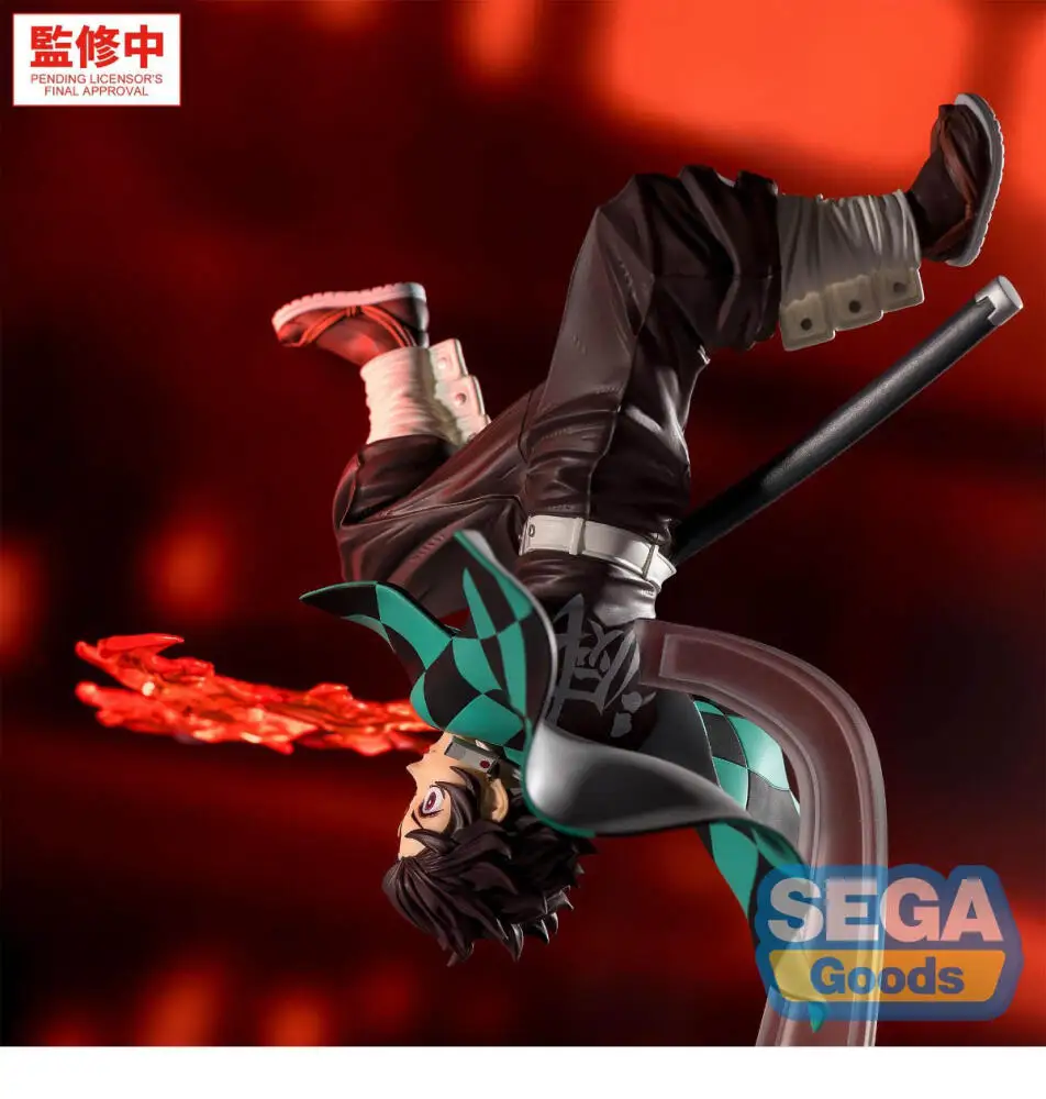 Фото Оригинальная фигурка SEGA Luminasta Demon Slayer Танджиро Камадо Хиноками Кагура в позе заката, модель аниме, коллекционная игрушка, в наличии. №3