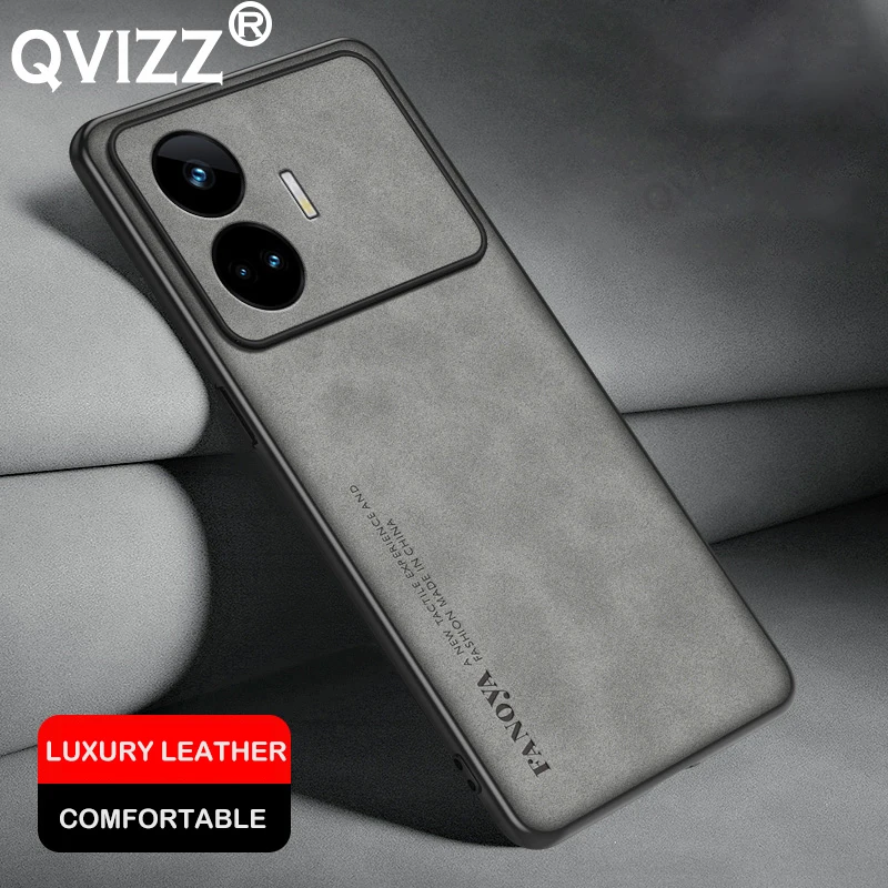 

Luxury Leather Case for Oppo Realme GT Neo5 SE GTNeo5SE RMX3700 Soft Edges Hard Back Armor Shockproof Phone Cover RealmeGTNeo5SE