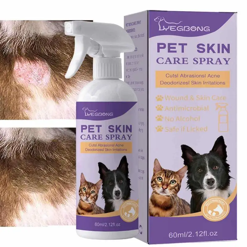 

Pet Skin Care Spray For Dogs And Cats Pet Skin Hurt Soothing Itch Relief Spray For Indoor Outdoor Pet Dogs And Cats Supplies