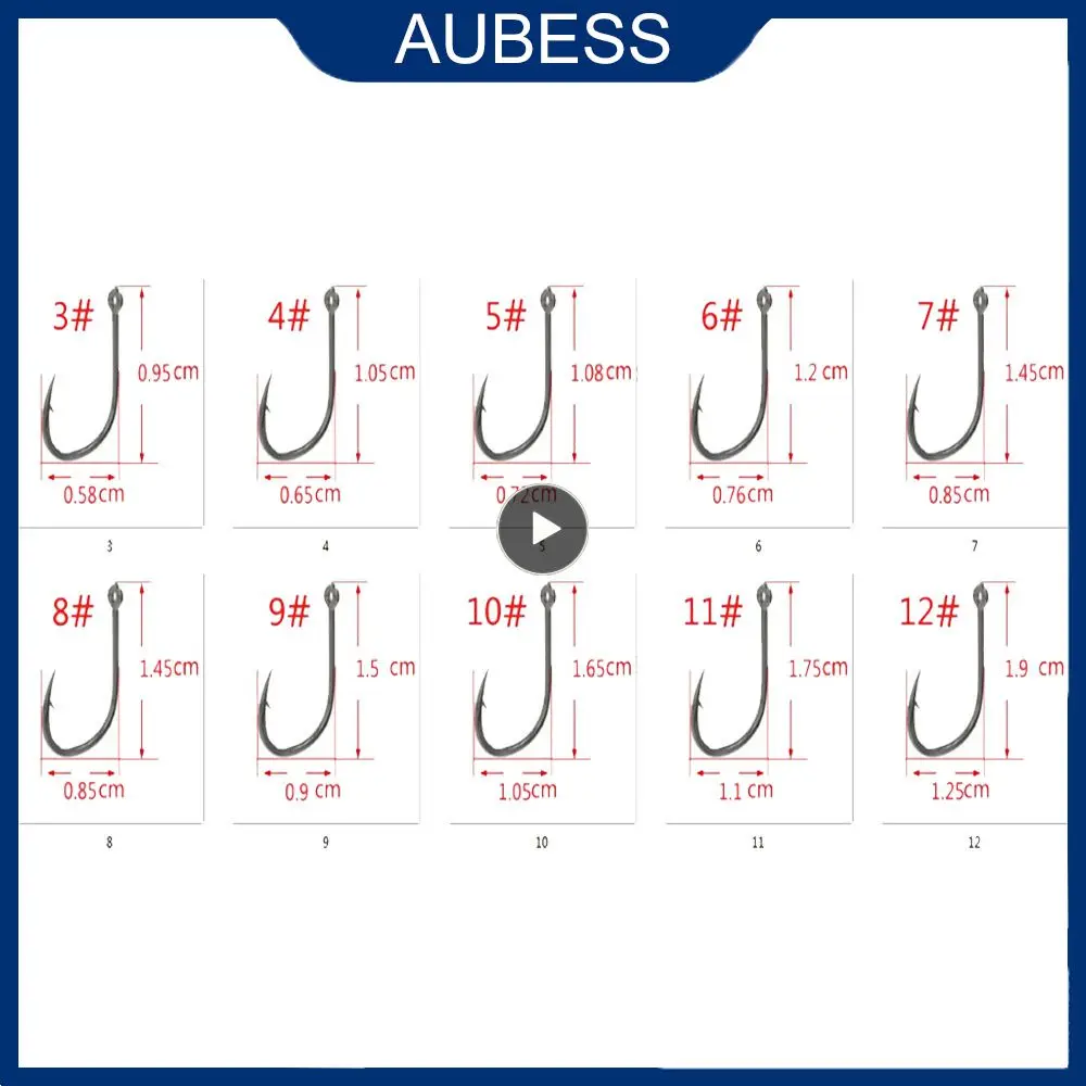 

Fishline Knotter Fishing Hook Fish Accessories Rotary Buckle Quick Change Feeder 50 Pieces Coated With High Carbon Universal