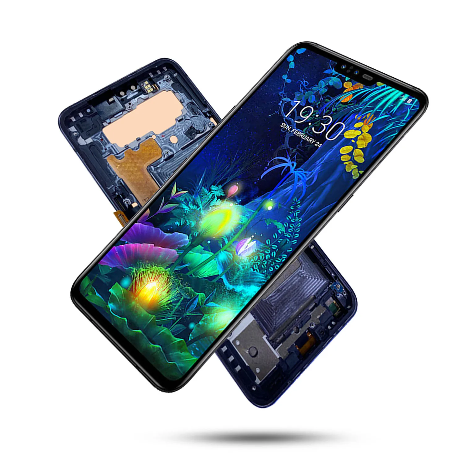 original lcd for lg v50 v40 thinq lm v500 lm v405 display premium quality touch screen replacement parts mobile phones repair free global shipping
