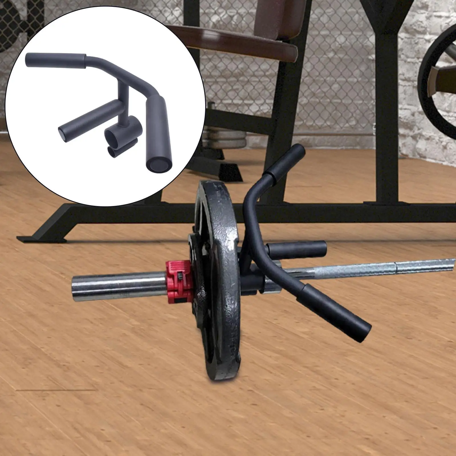 

Multi Grips T Bar Row Landmine Attachment Platform Easy to Install for Barbell
