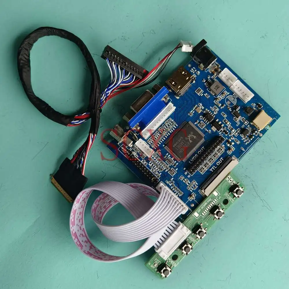 

Fit LP156WH2-TLQ1 40 Pin LVDS VGA+AV+HDMI-Compatible Laptops 1366*768 15.6" Kit DIY LCD Matrix Controller Board