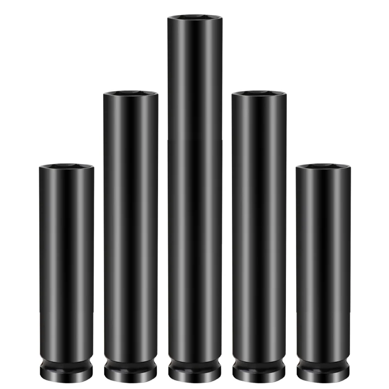 1PC 1/2" Hex Adapter Deep Socket CRV Long Wrench Socket Set 