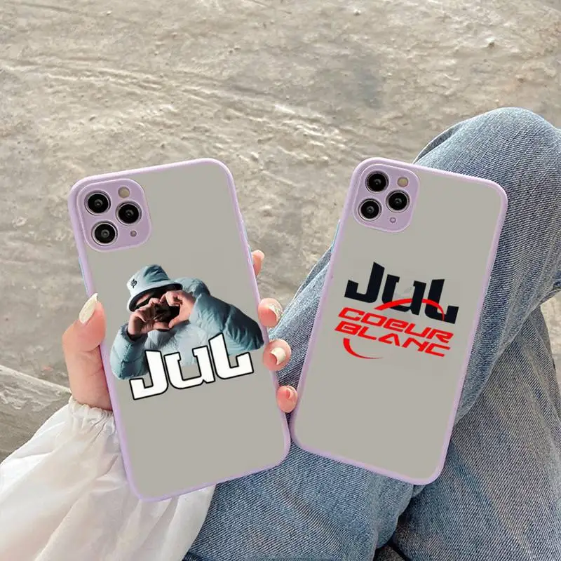 

JuL C'est Pas Des Lol Phone Case for iPhone X XR XS 7 8 Plus 11 12 13 pro MAX 13mini Translucent Matte Case