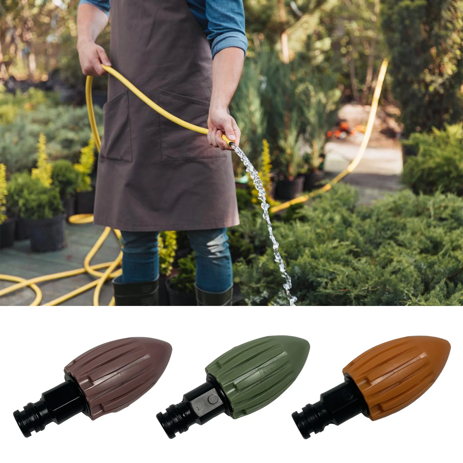 

Garden Hose Nozzle Heavy Duty Nozzle Constructed Sprayer With Ergonomic Handle Water Hose Sprayer For Outdoor Lawn And Plant