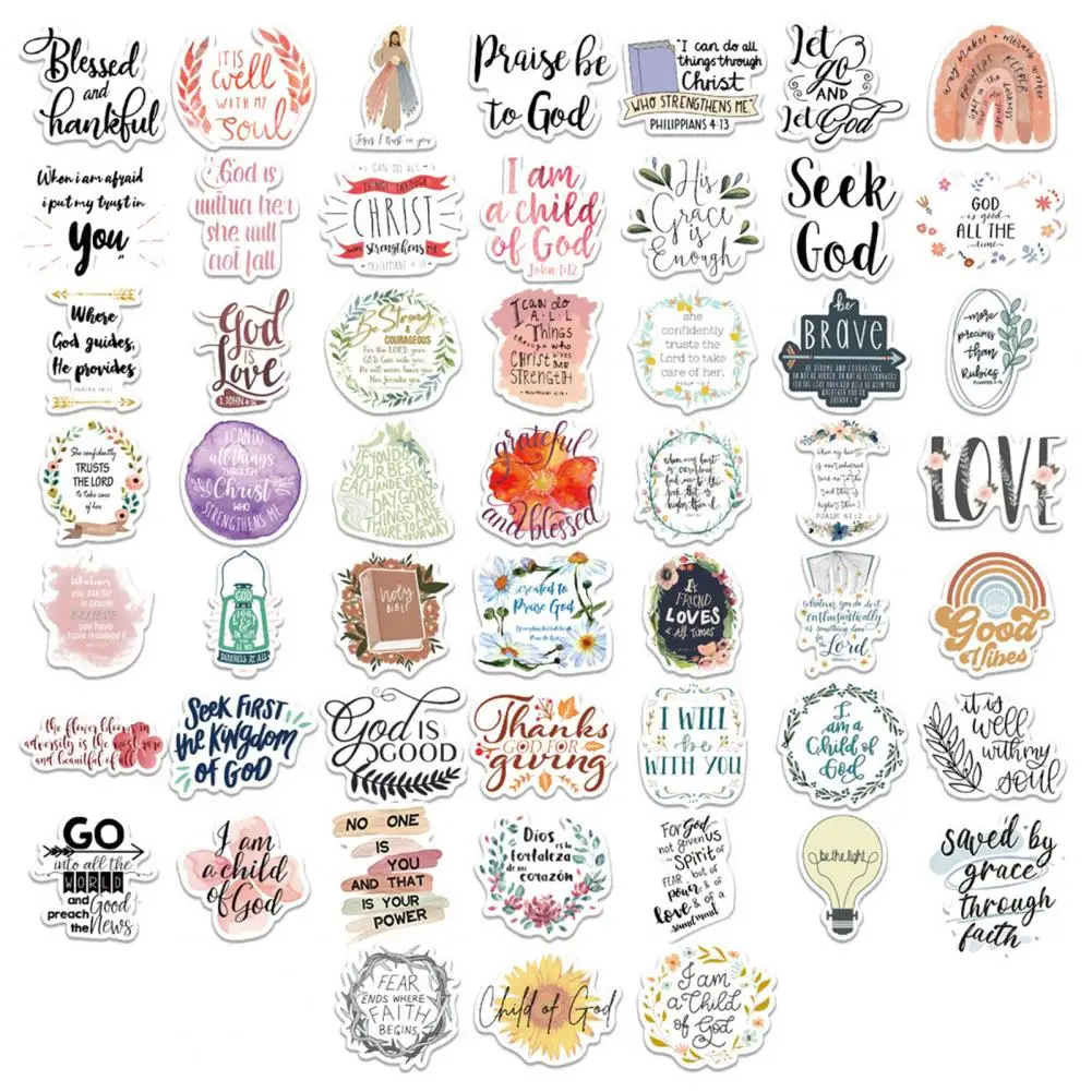 

50Pcs/Bag Graffiti Sticker Cartoon Removable Self-Adhesive Daily Life Supply Stationery Sticker Doodle Sticker