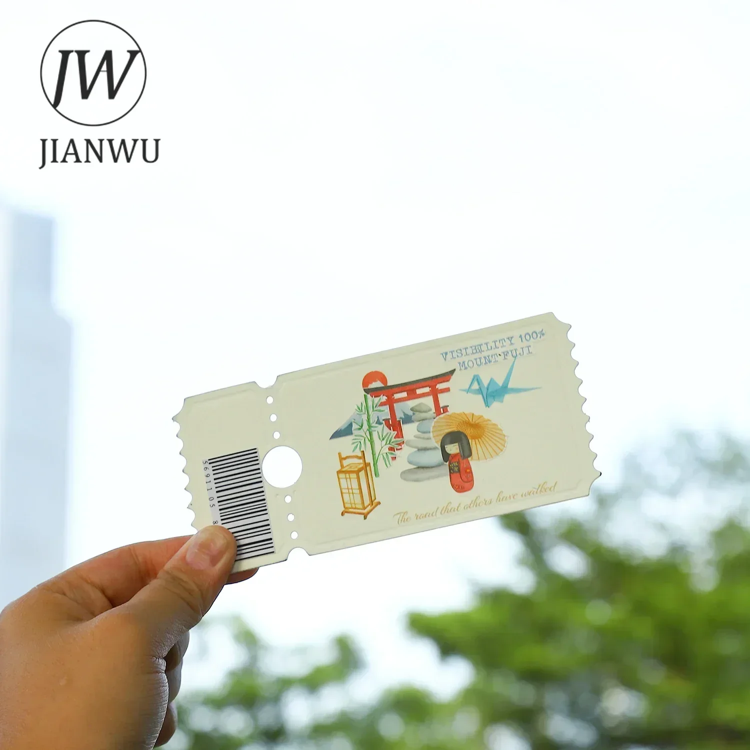 JIANWU Kailin's Travel Diary Series винтажный дорожный материал для ландшафтного дизайна