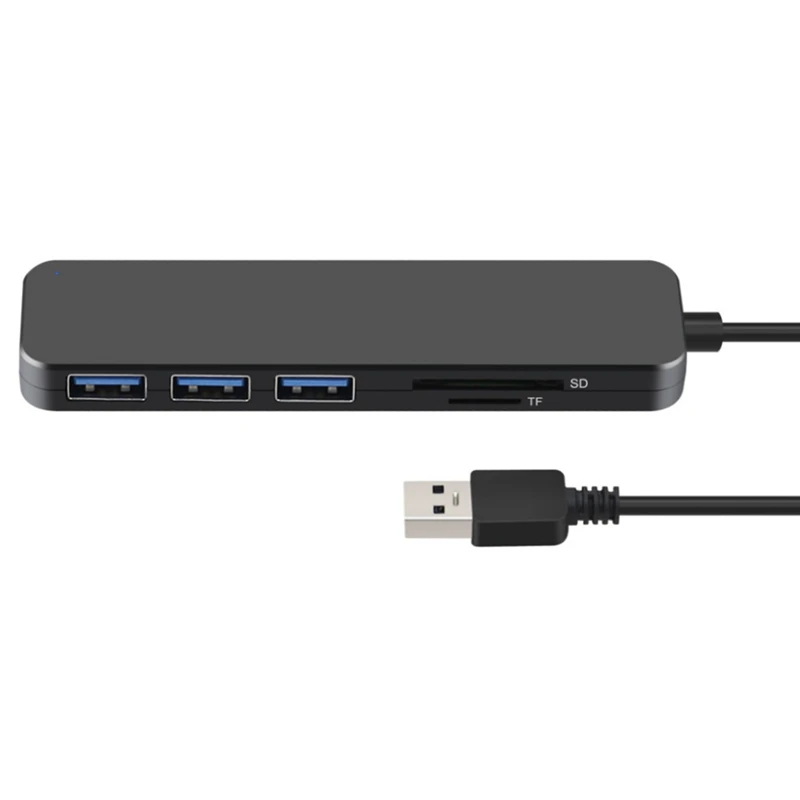 

USB HUB 5 In 1 Docking Station USB3.0 Adaptor Splitter 5Gbps High-Speed Transmission Docking Station Cable Adapter
