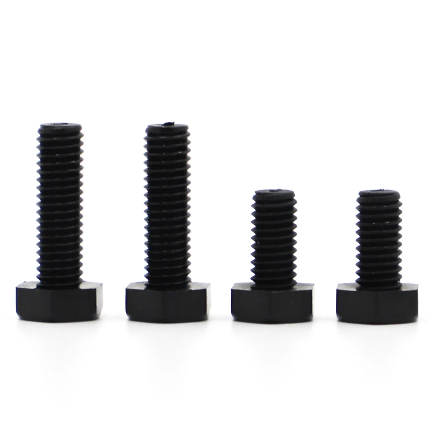 DIN933 черные нейлоновые шестигранные винты с внешней головкой стандартные