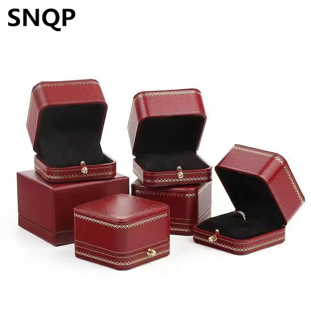 Factory Custom Wholesale Luxury Wedding European Jewelry Diamond Ring/Jewelry/Pendant/Necklace/Box Retro Box Octagonal