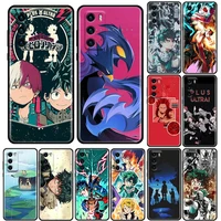 anime silicone phone case for huawei p30 p40 p20 p10 lite p50 pro p smart z 2019 soft tpu back cover my hero academia case coque