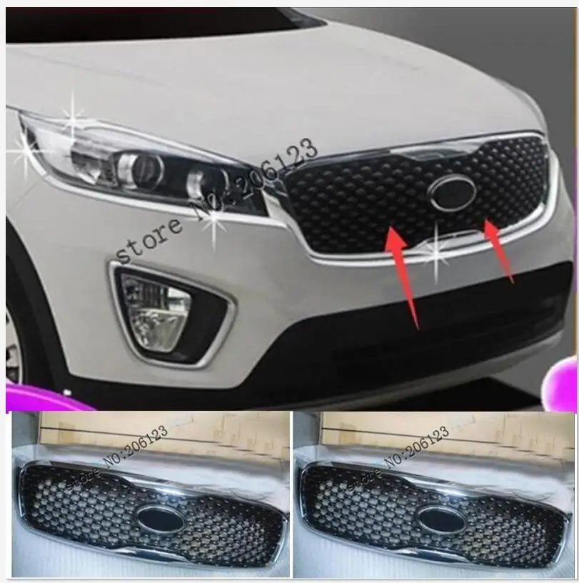 

FITS for kia Sorento 2015 2016 2017 2018 Front Grille Honeycomb Mesh Grill Car avant Grill Grille cas avec
