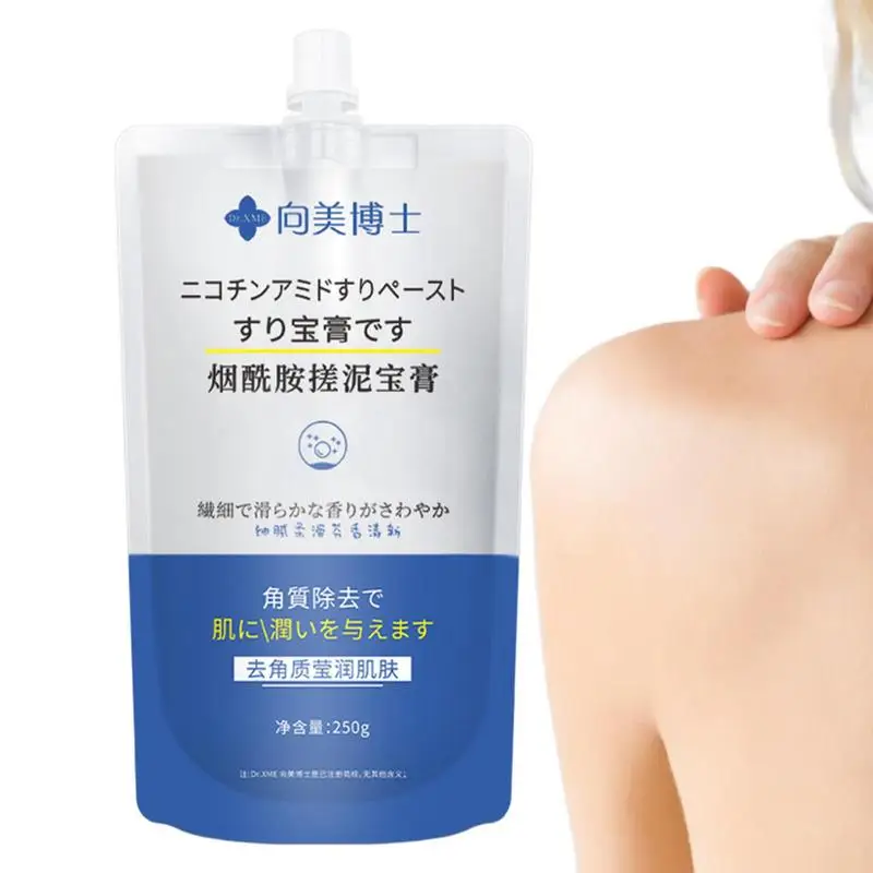 

Rubbing Mud For Skin Niacinamide Gentle Exfoliator Body Scrub 250g Shower Bath Scrubs With Long Lasting Fragrance For Thigh
