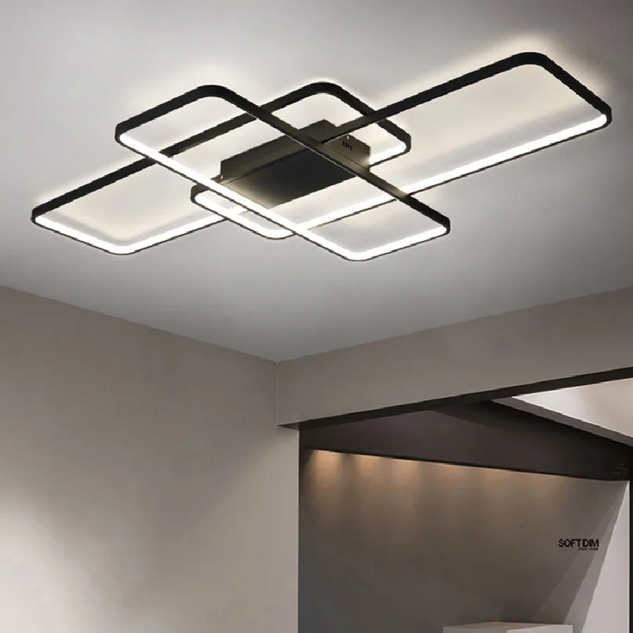 

Modern Minimalist Decor Atmosphere Chandelier Living Room Household Led Lamps Nordic Creative Ceiling Decoration Lights Lighting