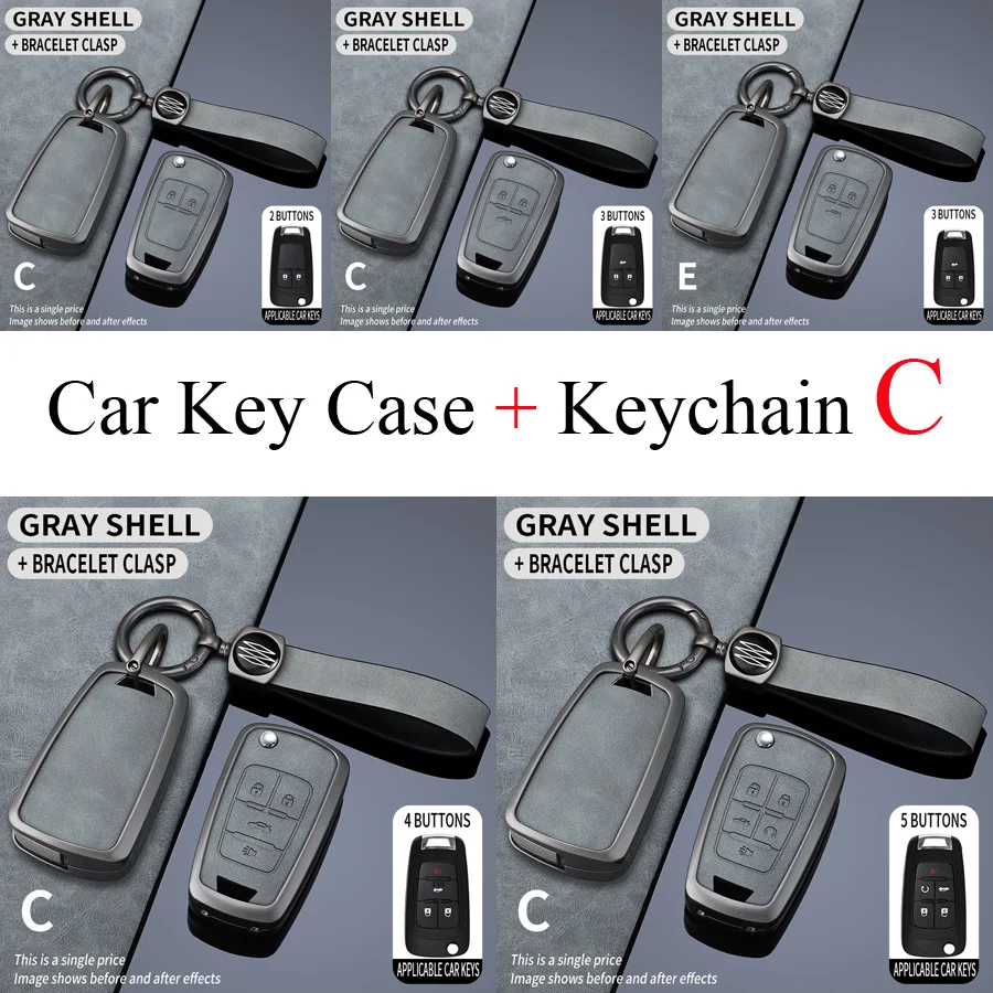

2 3 4 5 кнопок из цинкового сплава + кожаный чехол для автомобильного ключа для Chevrolet Cruze Aveo Camaro Epica Lova Sail Spark Opel Astra Corsa