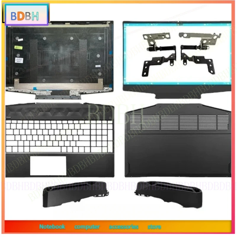 Фото НОВЫЙ Чехол для ноутбука HP Pavilion 15-DK 15T-DK TPN-C141: задняя крышка LCD, передняя рамка, петли, подставка для рук, нижняя крышка, верхняя крышка L56914-001 №2