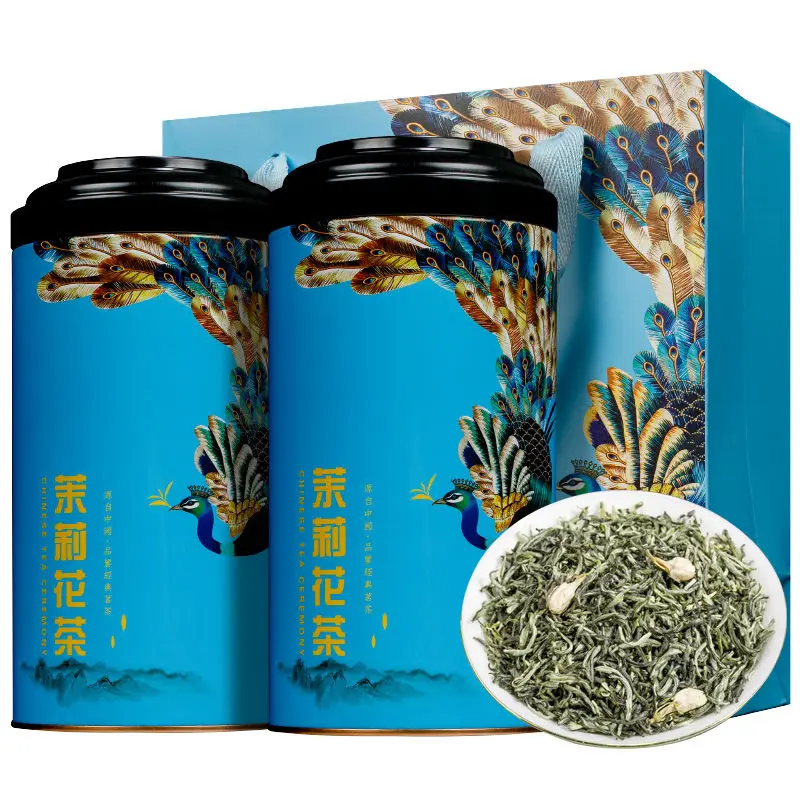 New Jasmine Tea AAA Green Jasmine Natural Flower Chinese Tea Green Gift Box 250g 500g