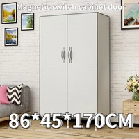simple cloth wardrobe door opening multifunctional folding assembly household shelf storage 6kg 8645170cm