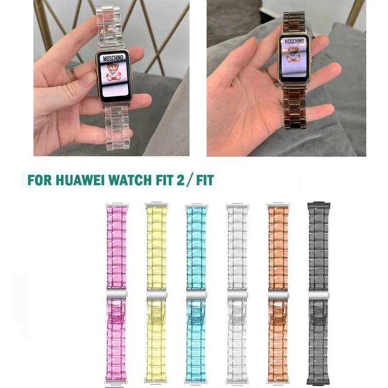 Фото Прозрачный полимерный ремешок для Redmi Watch 6 5 4/Siaomi Band 8 9 Pro, сменный ремешок для женщин и мужчин, браслет №2