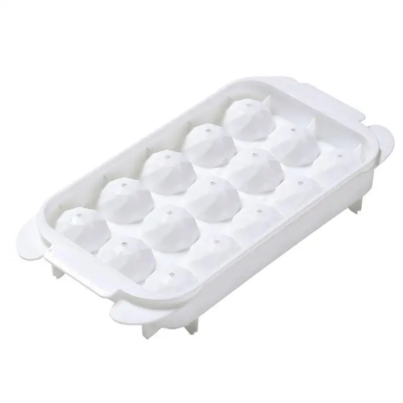 

Round Ice Cube Tray 15-grid Lid Ice Ball Maker Mold For Freezer Making Sphere Ice Chilling Cocktail Whiskey Tea & Coffee Ice