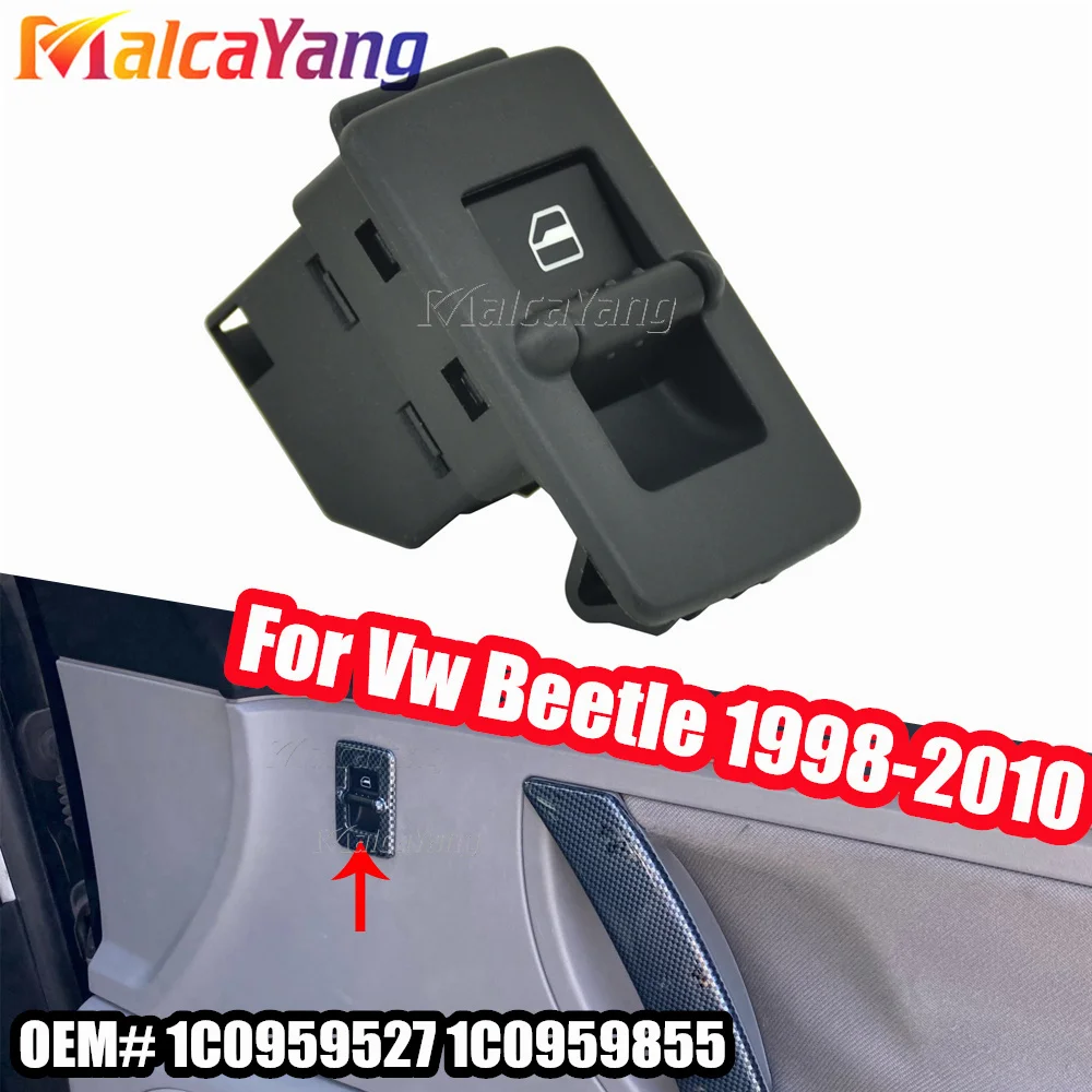 Выключатель стеклоподъемника 1С 0959855 0959527 Для Volkswagen Beetle 1998-2010 1C 0959851