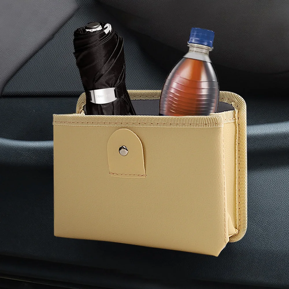 

Foldable Universal Square Car Trash Can Hanging Vehicle Garbage Dust Case Storage Box Trash Bin Auto Interior Accessories