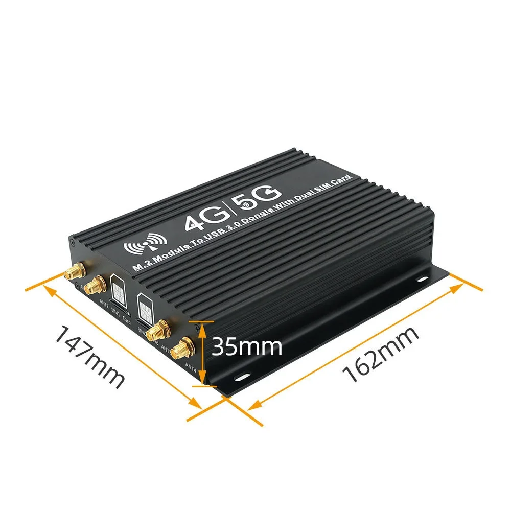 Модем 5G Модуль M.2 к ключу USB 3.0 с охлаждающим вентилятором и Quectel RM520N-GL RM510-GL RM502Q-AE RM500Q-GL RM502Q-GL RM500Q-AE (art.: 3920cb2ff65b8) - 3920cb2ff65b8