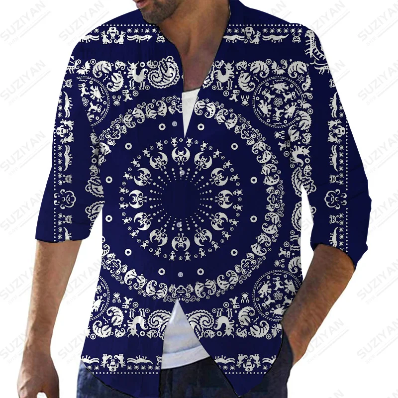 

Clothing Gothic Men's Closet Plants Features French Cuff Fashionable Shirt Men Standard-fit Men's Wild Hawaiian Clothes Sale