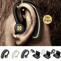 yovonine bluetooth handsfree headset wireless business long standby ear hook business single earphone sports wireless earphone