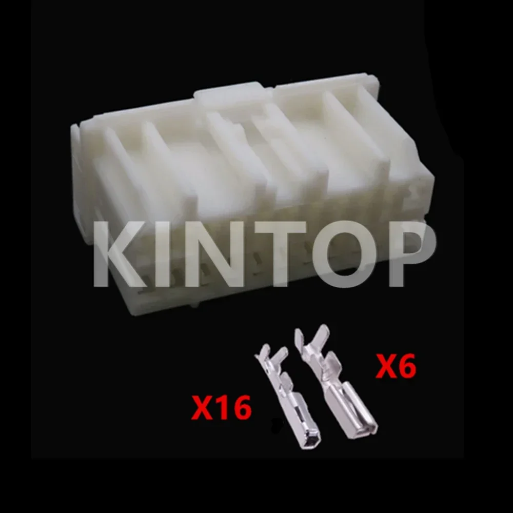 

1 комплект, 22-контактный автомобильный разъем переменного тока в сборе, автоматическая композитная вилка, автомобильная розетка для жгута проводов, 368135-1 174515-1