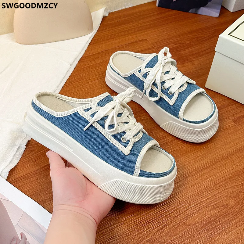 

Тапки женские на платформе, Вулканизированная подошва, роскошные дизайнерские шлепанцы, летняя обувь