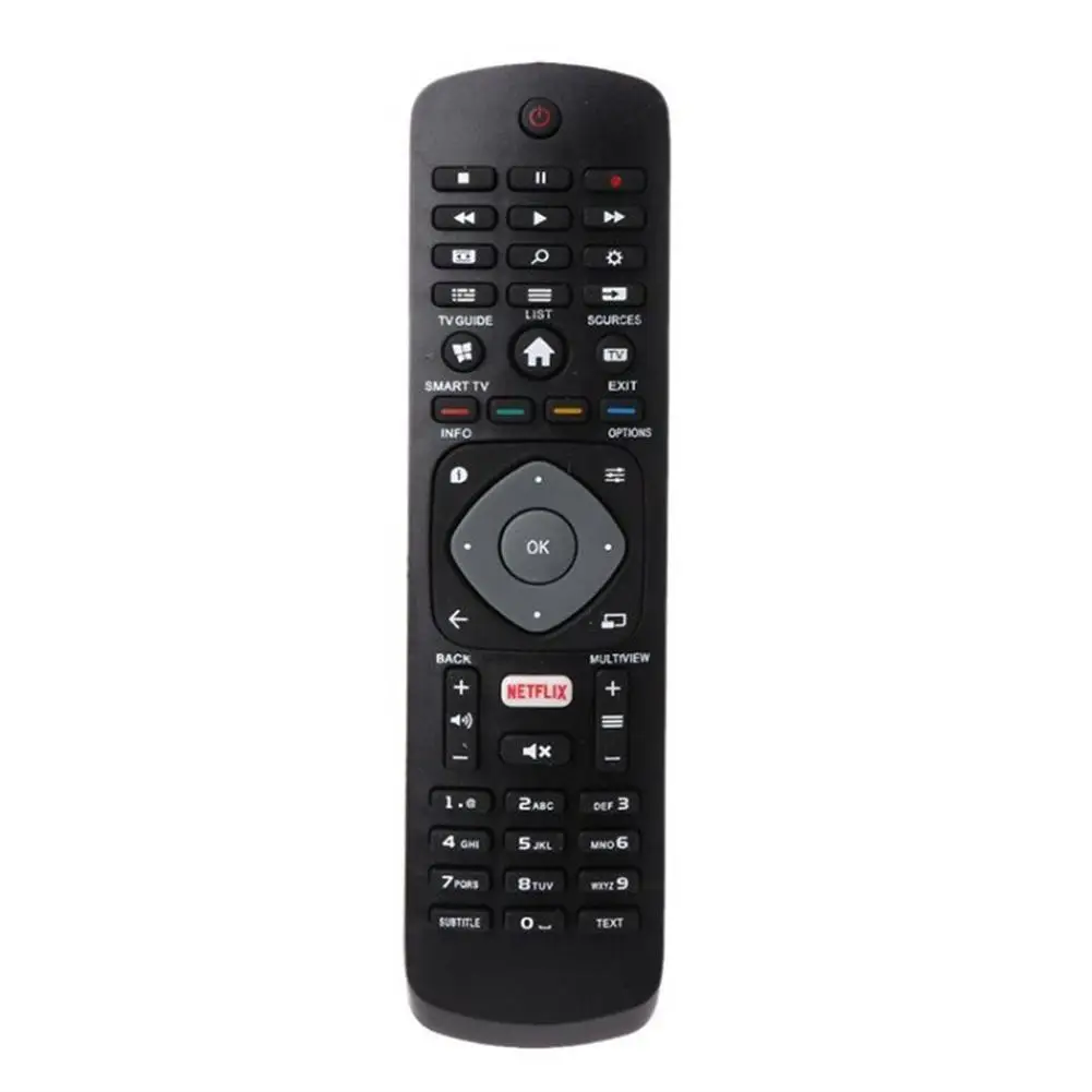 

Tv Remote Control Replacement Parts Compatible For Philips HOF16H303GPD24 Smart Netflix 398GR08B (Without Battery)