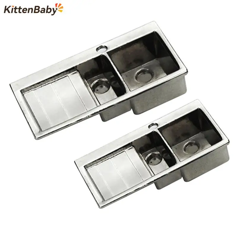 

1 шт. 1:12 Миниатюрная модель раковины для кухни из сплава, модель раковины для овощей, игрушки для кукольного домика, миниатюрное украшение