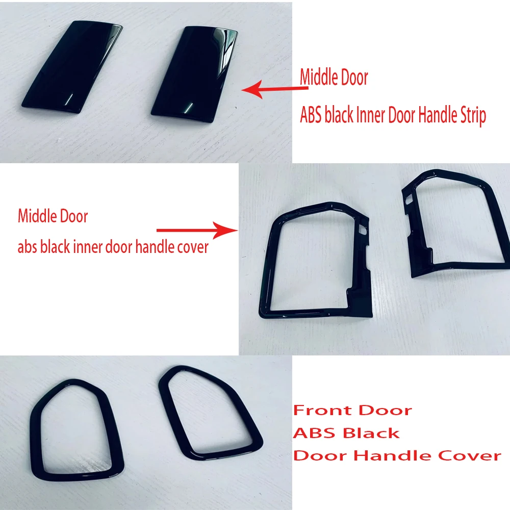 

Черная крышка для внутренней дверной ручки автомобиля из АБС-пластика для Toyota Ноя Voxy 90 серия 2021 2022 аксессуары для декоративной рамы