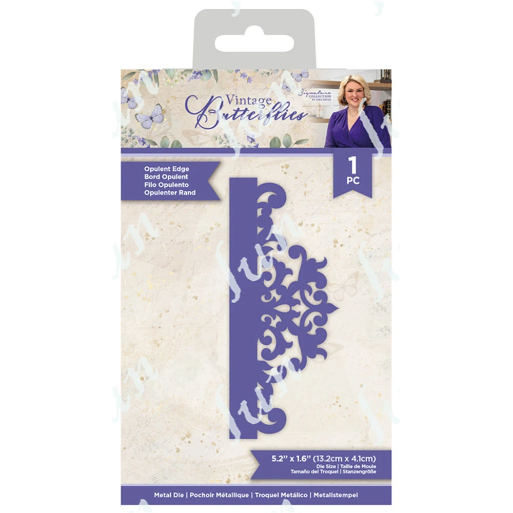 

Opulent Edge 2022 New Metal Cutting Dies Handmade Diy Greeting Cards Gift Scrapbooking Diary Decoration Stencils Embossing Molds