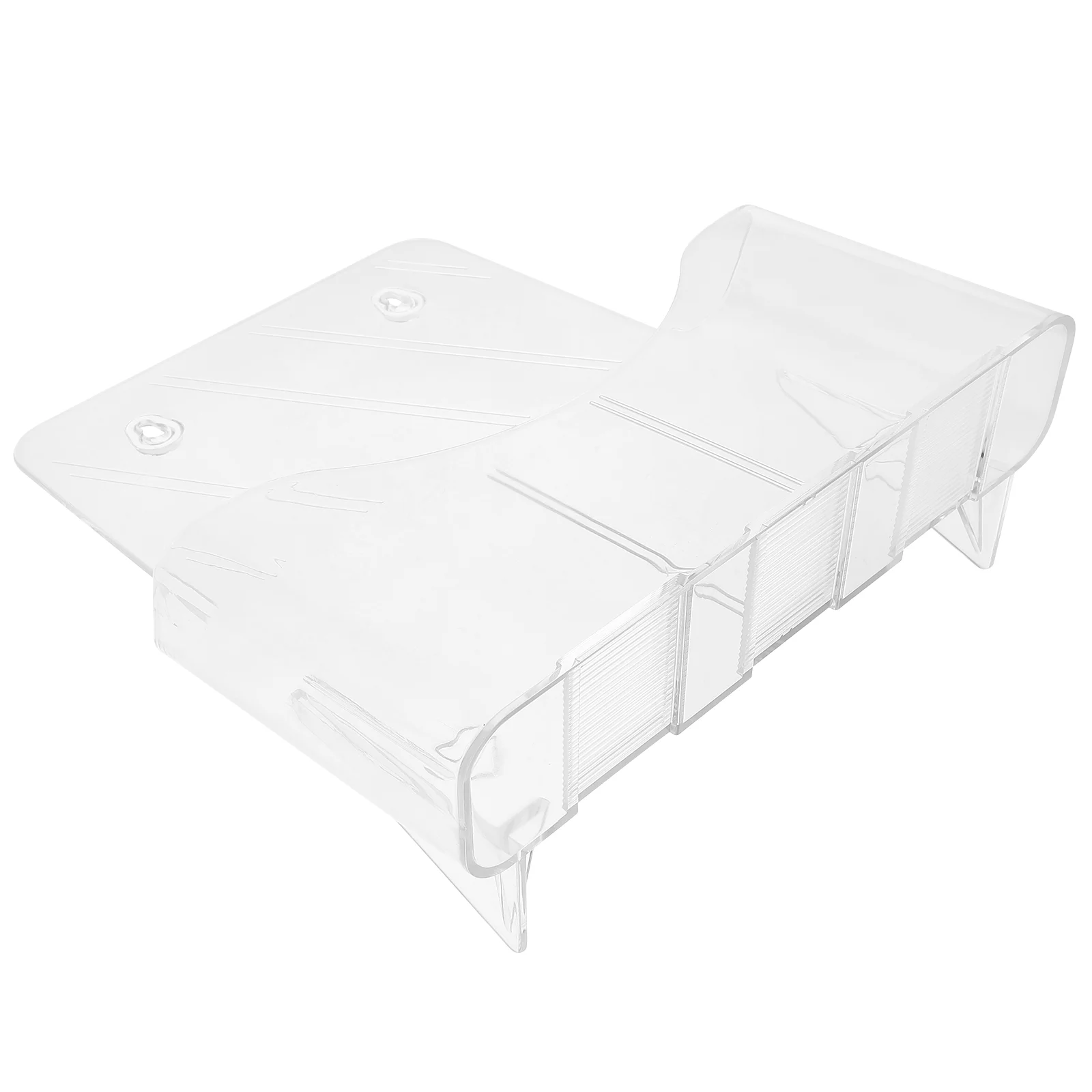 

Clear Plastic File Folder Office File Stand Transparent Storage Rack Literature Display Card