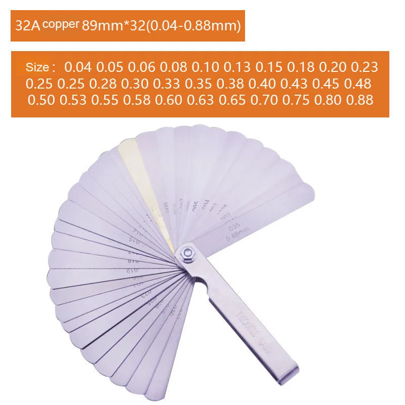 

Метрический щуп ETOPOO 0,04-0,88 мм 32 лезвия