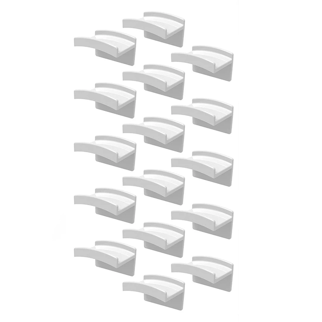 

Adhesive Hat Hooks for Wall (16-Pack) - Minimalist Hat Rack Design, No Drilling, Strong Hold Hat Hangers
